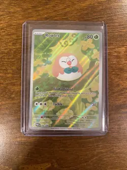 Pokemon TCG Perfect Order Rowlet 90/88 Illustration Rare NM - Image 1