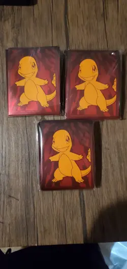 Charmander Obsidian Flames Pokemon SLEEVES (65Ct) 3 Packs New Sealed - Image 1