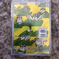 Pidgey 207/197 Pokemon TCG SV03: Obsidian Flames Illustration Rare Near Mint - Image 1