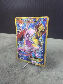 Mewtwo EX 163/162 Breakthrough (Secret Rare Full Art) Pokemon TCG English LP/MP - Image 3