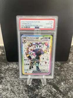 Pokemon TCG Umbreon EX 176 Black Star Promo PSA 10 Gem Mint - Image 1