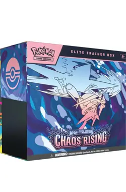 Pokemon TCG Mega Evolution Chaos Rising Elite Trainer Box Sealed - PRESALE - Image 1