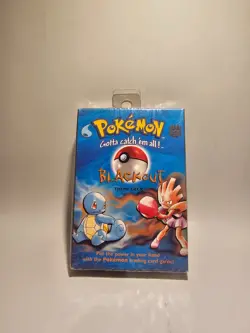 Sealed WOTC 1999 Pokemon Blackout Theme Deck Possibly Shadowless - Image 1