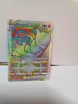Mewtwo VSTAR (79) (Secret) Holo Secret Rare Pokemon GO 079/078 NM NO DMG - Image 1
