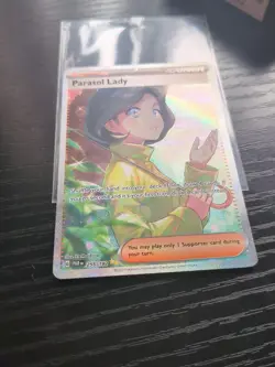 Parasol Lady 255/182 Special Illustration Rare Paradox Rift Pokemon - PQ - Image 1