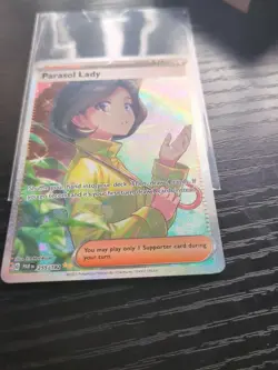 Parasol Lady 255/182 Special Illustration Rare Paradox Rift Pokemon - PQ - Image 3