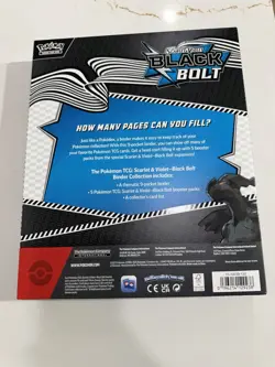 Pokemon Scarlet & Violet Black Bolt Binder Collection Box Zekrom English TCG - Image 2
