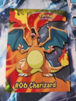 2000 Topps Pokemon TV Animation Series 2 #PC3 Charizard #06 Clear Card - Image 1