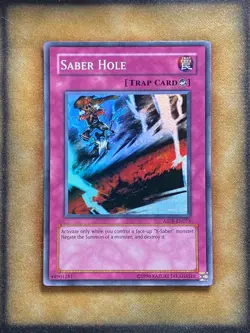 Yugioh Saber Hole ABPF-EN073 Super Rare LP - Image 1