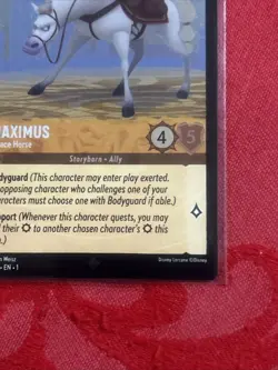 FOIL Disney LORCANA - Maximus - Palace Horse - Super Rare 10/204 FOIL - Image 5