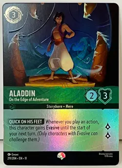 Disney Lorcana - Aladdin - On The Edge Of Adventure - EPIC - Winterspell 🔥 - Image 1