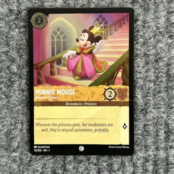 Disney Lorcana First Chapter Minnie Mouse Beloved Princess 13/204 Common Foil - Image 1