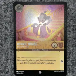 Disney Lorcana First Chapter Minnie Mouse Beloved Princess 13/204 Common Foil - Image 2