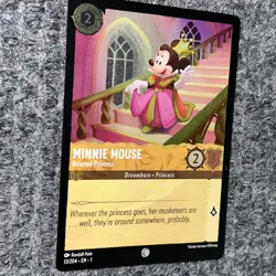 Disney Lorcana First Chapter Minnie Mouse Beloved Princess 13/204 Common Foil - Image 3