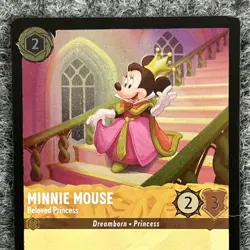 Disney Lorcana First Chapter Minnie Mouse Beloved Princess 13/204 Common Foil - Image 5