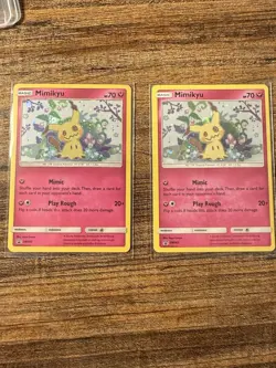 Mimikyu - SM163 - Pokemon Sun & Moon Black Star Promo Holo Rare Card MP (2) - Image 1
