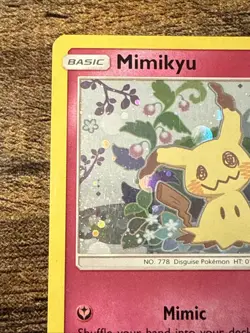 Mimikyu - SM163 - Pokemon Sun & Moon Black Star Promo Holo Rare Card MP (2) - Image 3