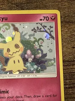 Mimikyu - SM163 - Pokemon Sun & Moon Black Star Promo Holo Rare Card MP (2) - Image 4