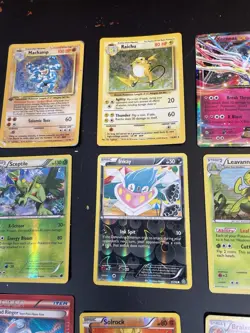 Random Lot Of Pokemon Holo Cards TCG Base Set Raichu 14/102 Varying Conditions - Image 2