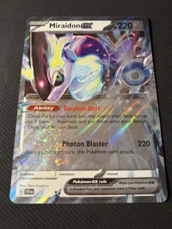 Miraidon EX Pokemon Jumbo Oversized Card Paldea - (02) - Image 1