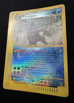 Feraligatr Expedition 12/165 Reverse Holo E-Series 2002 - Pokemon Card DMG - Image 2