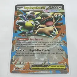 Mega Kangaskhan EX Pokemon TCG Double Rare Holo Card 104/132 Mega Evolution - Image 1