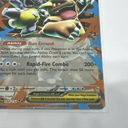 Mega Kangaskhan EX Pokemon TCG Double Rare Holo Card 104/132 Mega Evolution - Image 4