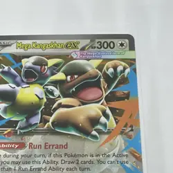 Mega Kangaskhan EX Pokemon TCG Double Rare Holo Card 104/132 Mega Evolution - Image 5