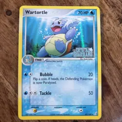 Pokemon TCG Crystal Guardians Wartortle Card 42/100 Holo Stamped - Image 1
