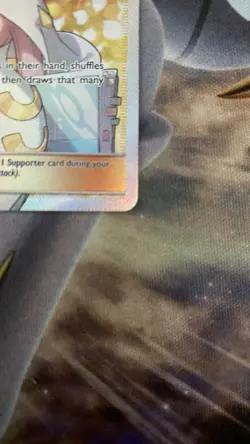 Wicke 147/147 SM Burning Shadows 2017 Full Art Holo Pokemon Card TCG NM - Image 3