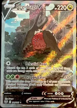 Regidrago V - 184/195 - Pokemon Silver Tempest Alternate Art Card NM - Image 1