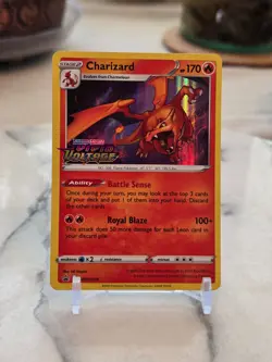 Pokemon TCG Charizard - (Prerelease) SWSH066 SWSH Promo Cards Holo LP - Image 1