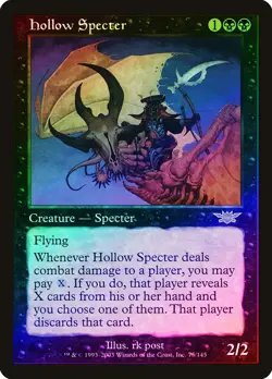 Hollow Specter FOIL Legions PLD Black Rare MAGIC THE GATHERING CARD ABUGames - Image 1