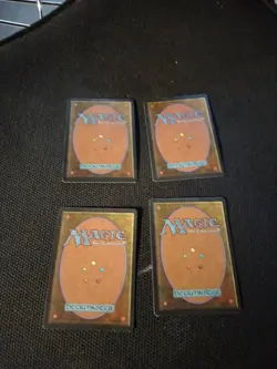 Mtg 4x Dark Ritual-Rito Oscuro Revised Playset Nm - Image 2