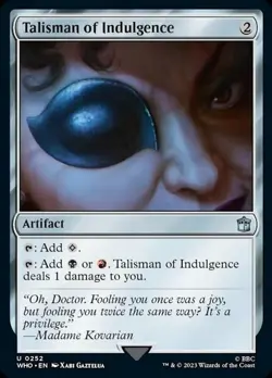 1 x Talisman of Indulgence - Universes Beyond: Doctor Who - NM-Mint - MTG - Image 1