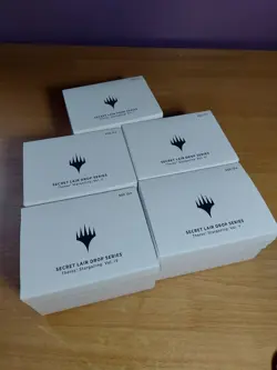 Theros Stargazing Secret Lair Complete Set Vol 1 -5 White Box Sealed MTG - Image 1