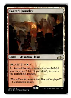 Sacred Foundry R Promo Pack: Throne of Eldraine 254 NM - Image 1