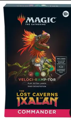 Magic The Gathering The Last Caverns of Ixalan, Veloci-Ramp-Tor, Commander Deck - Image 1