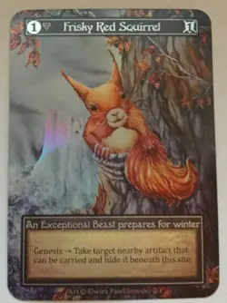 Frisky Red Squirrel Foil - Sorcery Contested Realm, Arthurian Legends - Image 1