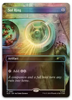 Sol Ring (2467) #2467 (Foil) (NM) Secret Lair Drop SLD Magic MTG - Image 1
