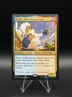 MTG Sokka Bold Boomeranger Avatar Last Airbender 240 NM Regular - Image 1