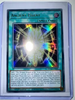 YUGIOH Ancient Chant (MZMI-EN069) Collector's Rare 1st Edition Near Mint - Image 1