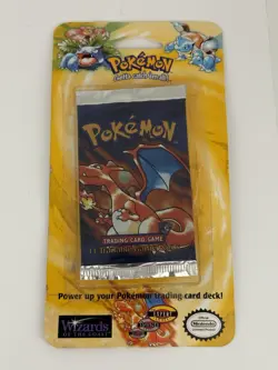 EMPTY! Pokemon 1999 Base Set SHADOWLESS Blister Pack Charizard Art! - Image 1