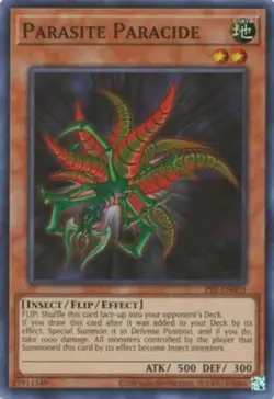 Yugioh! Parasite Paracide - PSV-EN003 - Super Rare - Unlimited 25th Anniversary - Image 1