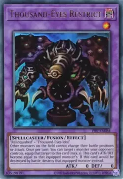 Yugioh! LP Thousand-Eyes Restrict - PSV-EN084 - Ultra Rare - Unlimited 25th Anni - Image 1