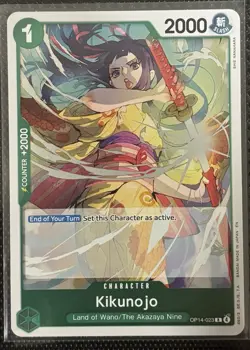 Kikunojo OP14-023 R One Piece The Azure Sea’s Seven Foil Card - Image 1