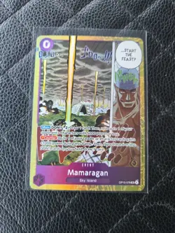 Mamaragan SR One Piece Op15-076 Super Rare English NM Pack Fresh - Image 1