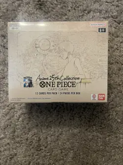 One Piece TCG EB-02 English Anime 25th Collection Booster Box, New with Seal - Image 1