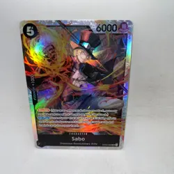 Sabo OP04-083 Super Rare Kingdoms of Intrigue One Piece Foil Near Mint - Image 1