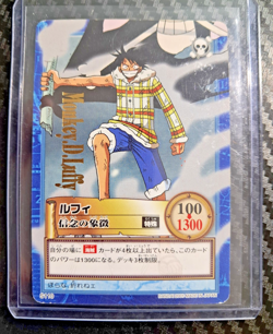 BANDAI One Piece Hyper Battle S110 MONKEY D LUFFY GOLD FOIL STAMPED SCARCE EARLY - Image 1